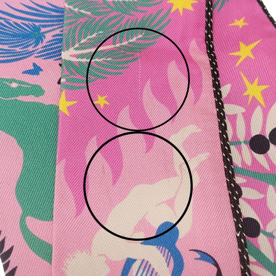 エルメス ツイリー バゲット オルフェウスの魅力に誘われて ピンク スカーフ