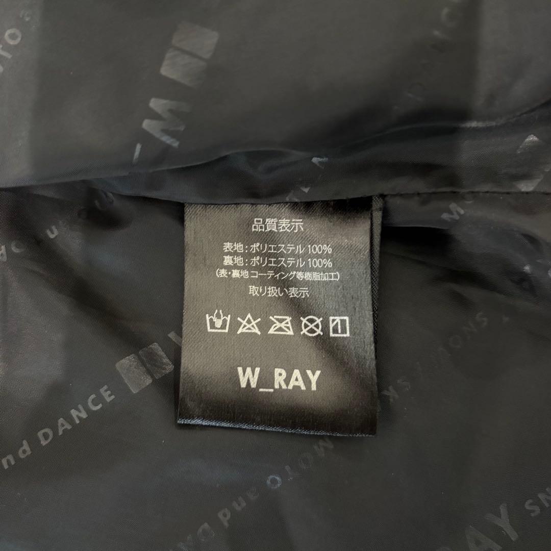 【美品】W_RAYスノーボードウェア ブラック　Lサイズ