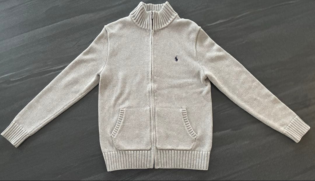 ラルフローレン　ニット　ジップアップセーター　タグ付き