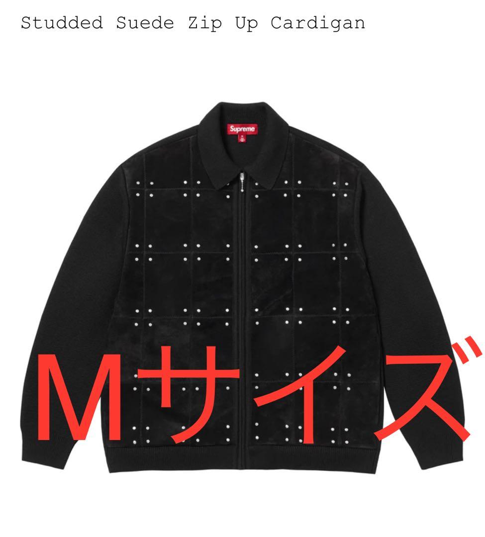 Studded Suede Zip Up Cardigan Mサイズ