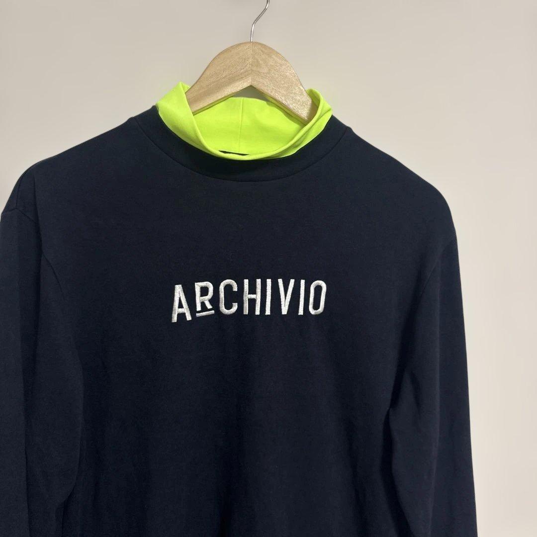 アルチビオ　モックネック　シャツ　蛍光カラー　サイズ46