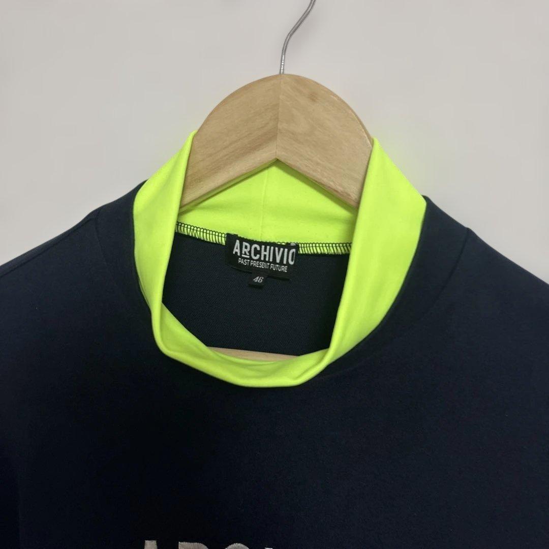 アルチビオ　モックネック　シャツ　蛍光カラー　サイズ46