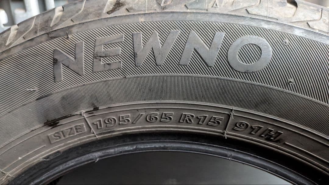 セレナ他 ブリジストン NEWNO 195/65 R15 タイヤ 4本