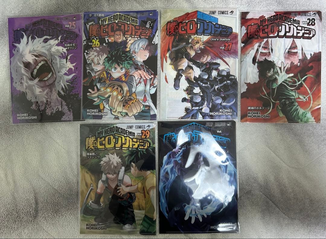 ヒロアカ　クリアファイル　ヒロアカ展　JC柄クリアファイルコレクション