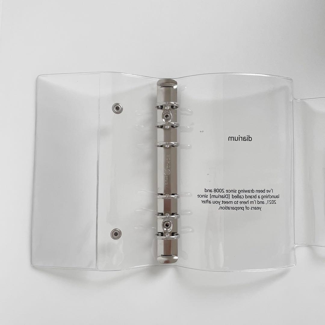 早い者勝ち　韓国　貯金　バインダー　カバー　A6 pvc diarium メタル