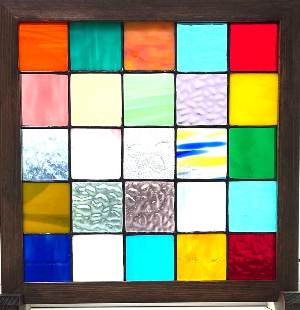 ステンドグラスパネル【カラフルモザイクパネル】