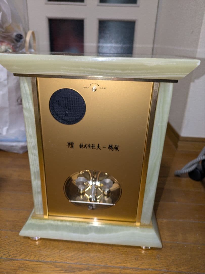 SEIKO EMBLEM 置時計 クリスタル音