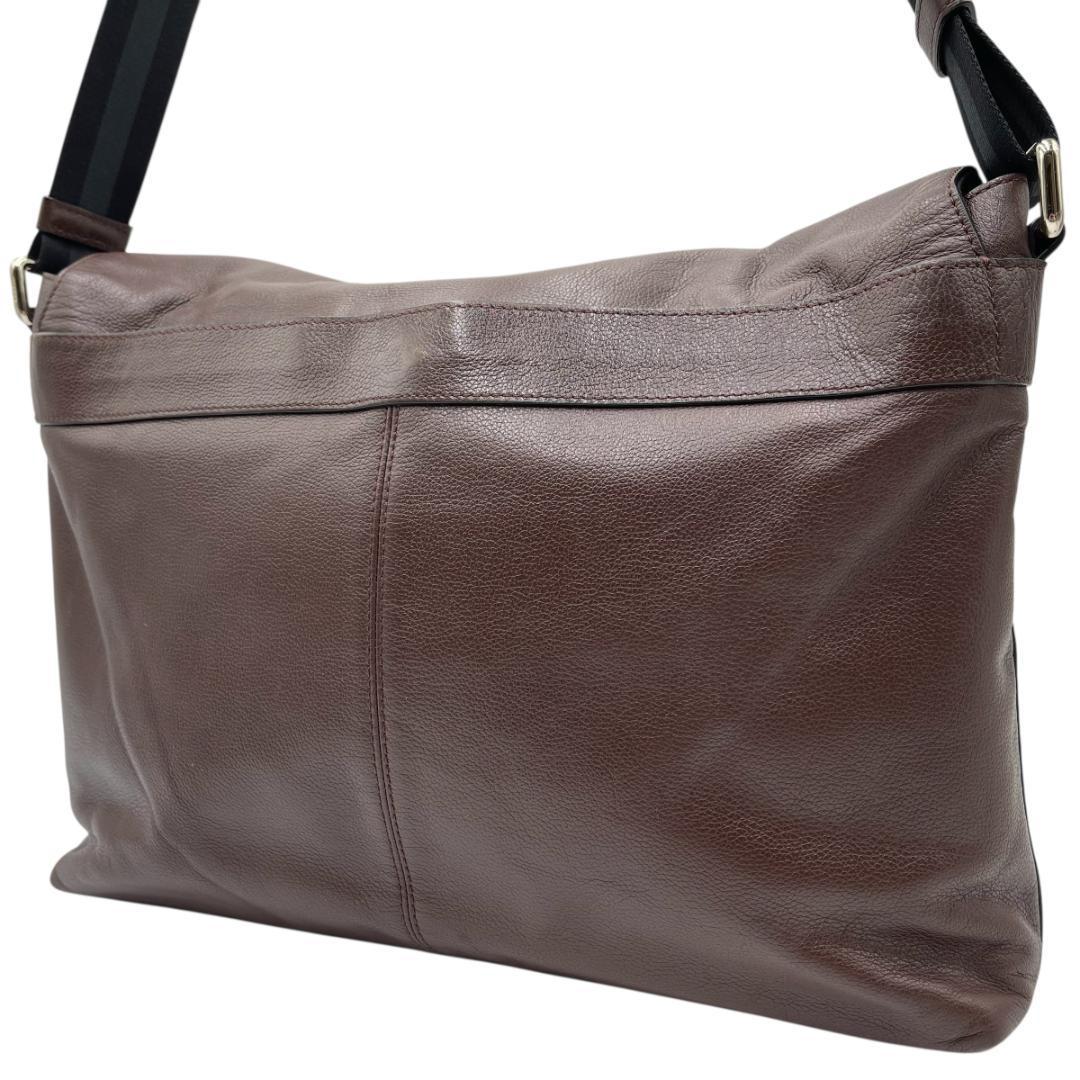 COACH F54792 スムースレザー ショルダーバッグ メッセンジャーバッグ