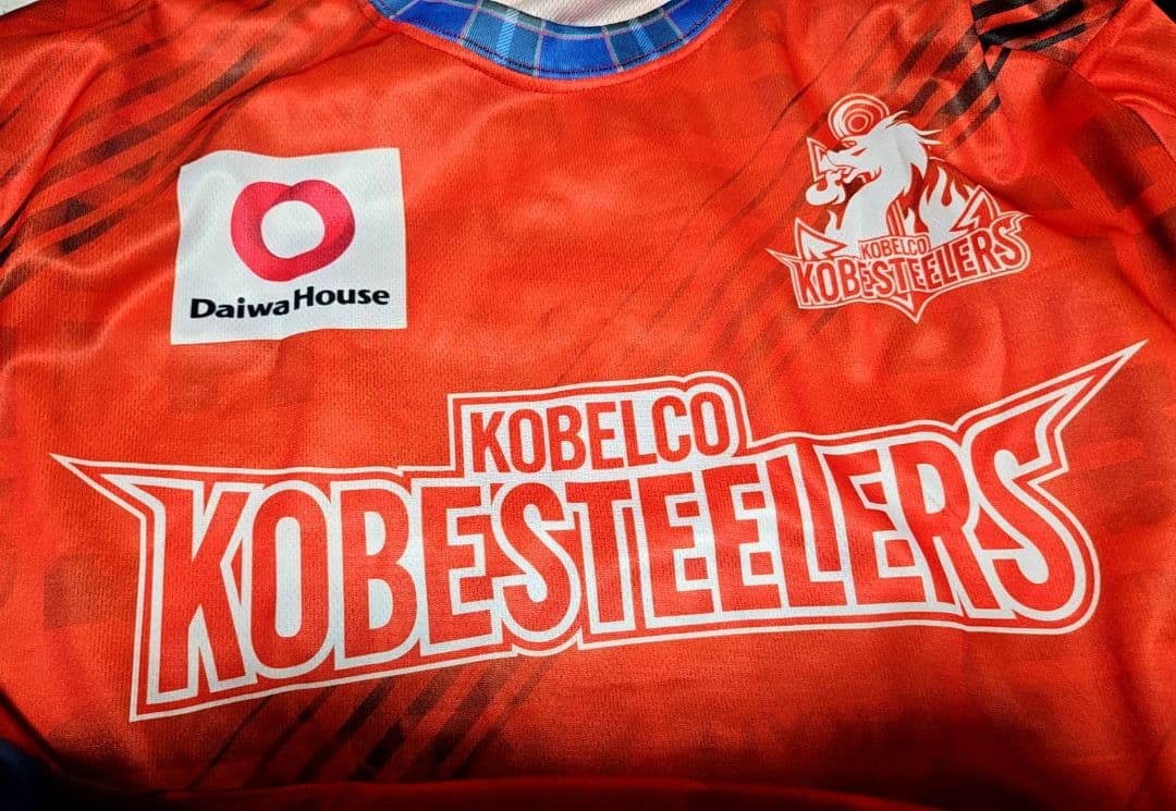 KOBELCO KOBESTEELERS ラグビーウェア 赤　未使用2枚セット