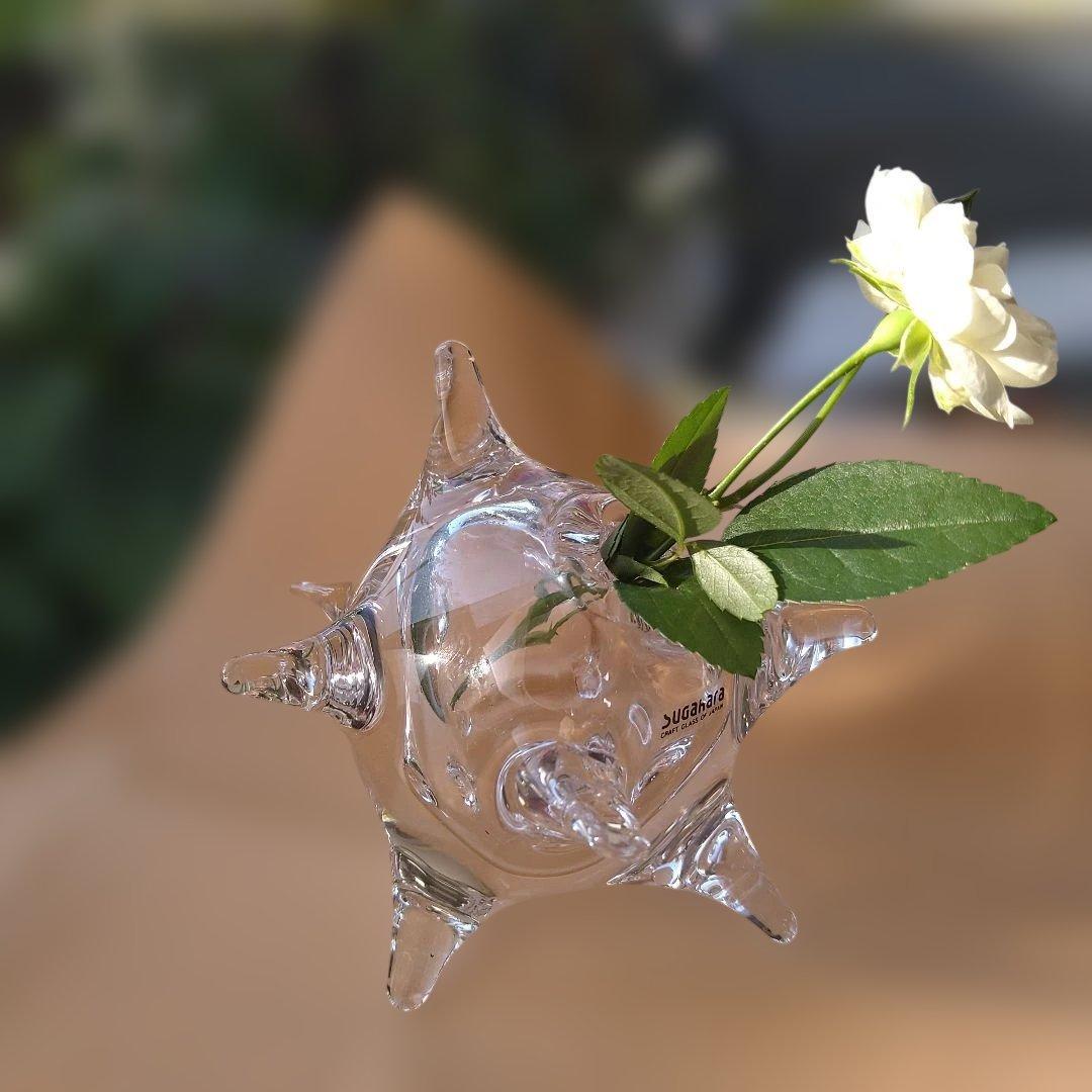 Sugahara スガハラ　ヴィンテージ　ガラス花瓶