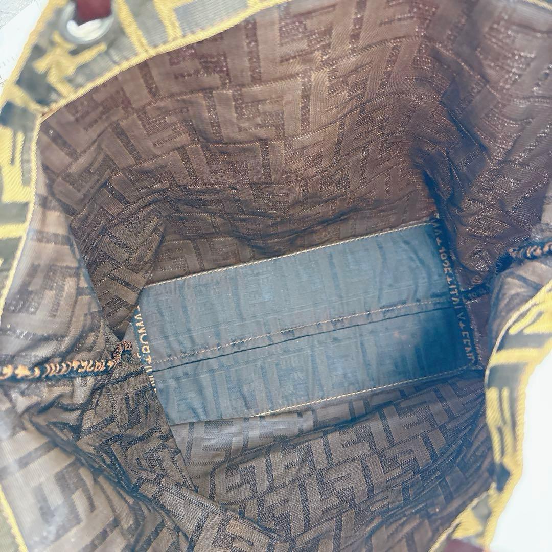 美品 FENDI フェンディ ヴィンテージ ズッカ柄 トートバッグ ミニトート