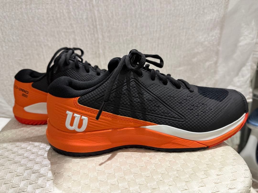 【専用美品Wilson Rush Pro ACEテニスシューズブラック/オレンジ