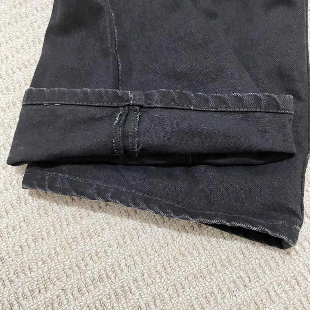 ZARA ジャンプスーツ 黒 長袖 デニム つなぎ