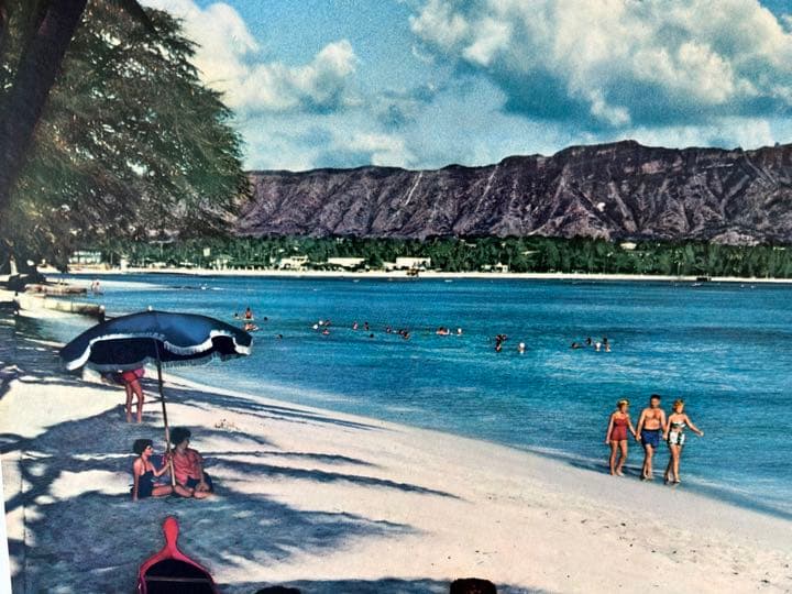 UnitedAirlines ユナイテッド航空ハワイアン ビンテージポスター