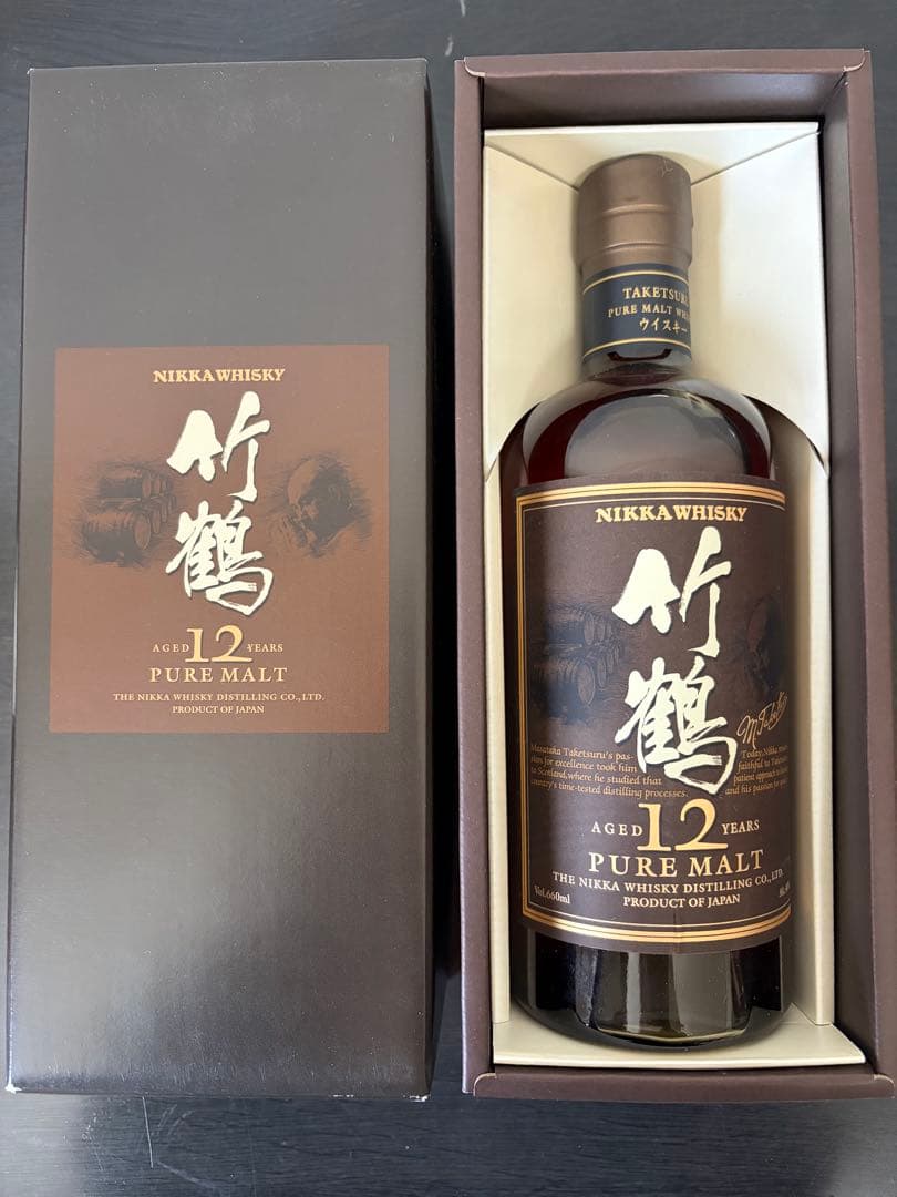 NIKKA 竹鶴 12年 旧ラベル　40度