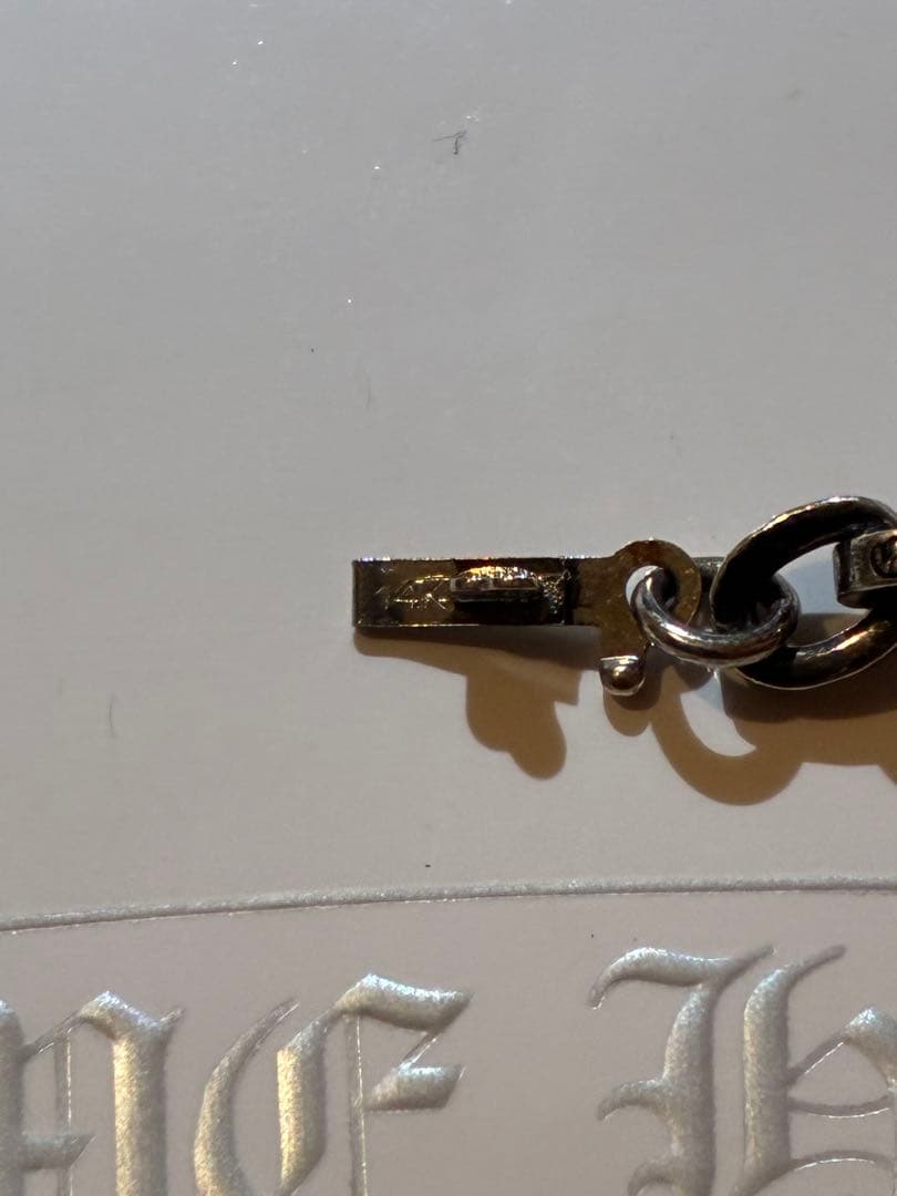 新品未使用 クロムハーツ ペーパーチェーンネックレス 24インチ