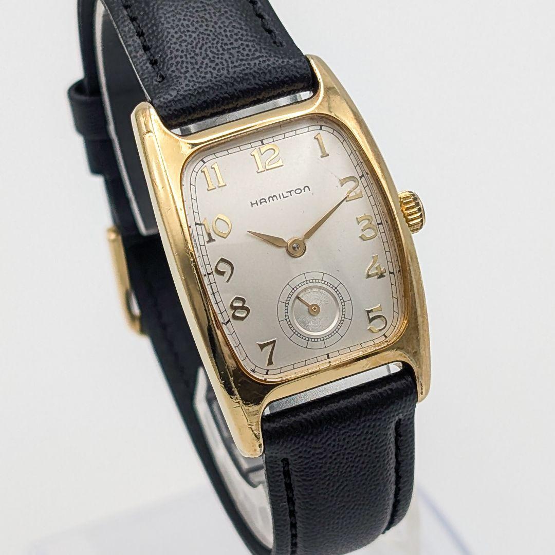 【稼働】ハミルトン ボルトン レディース腕時計 ゴールド スモセコ 6264
