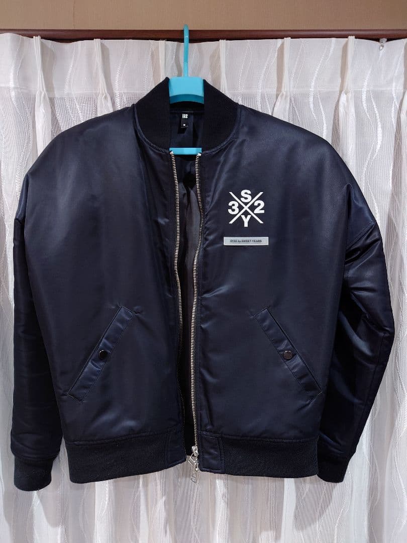 SY32 by SWEET YEARS MA-1 フライトジャケット ブラック