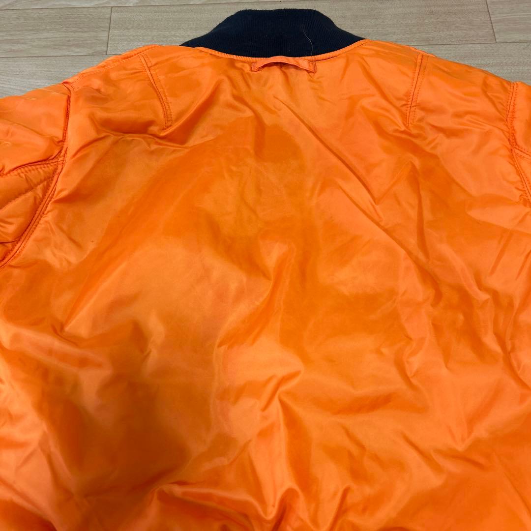 アルファインダストリーズ MA-1 ジャケット ブルゾン リバーシ ブラック