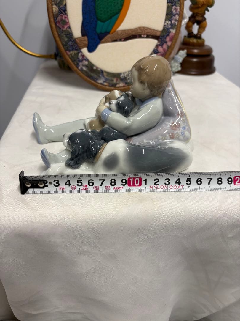 LLADRO リヤドロ「みんな　ねんね」犬　置物