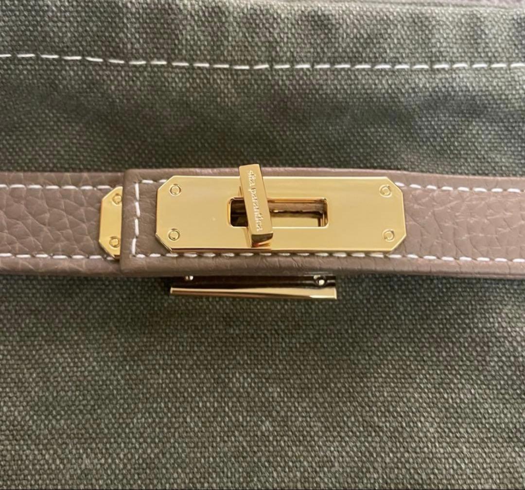 新品 sita parantica キャンバス Tote Bag L カーキ