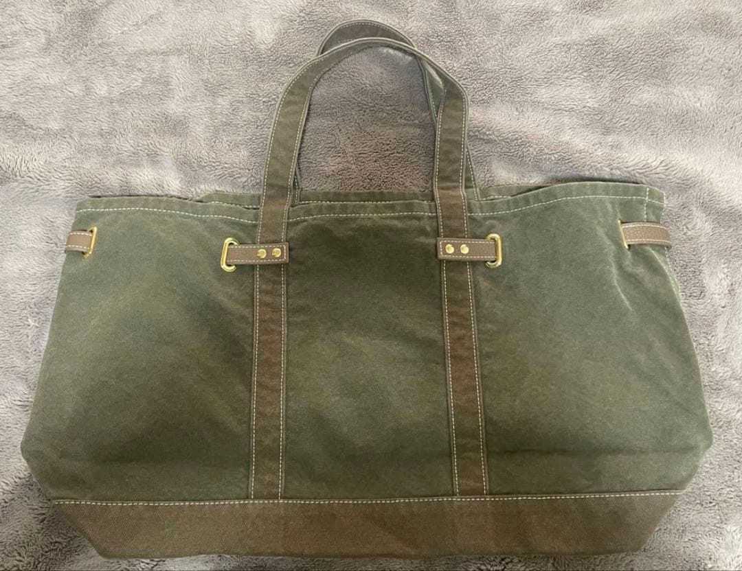 新品 sita parantica キャンバス Tote Bag L カーキ