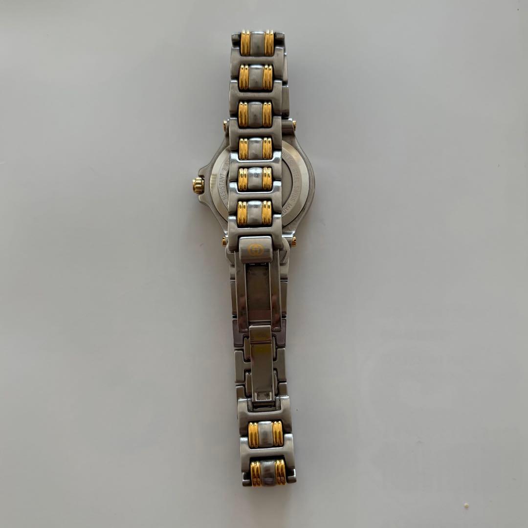 GUCCI グッチ 腕時計 9040M 11P ダイヤ コンビ 稼働中