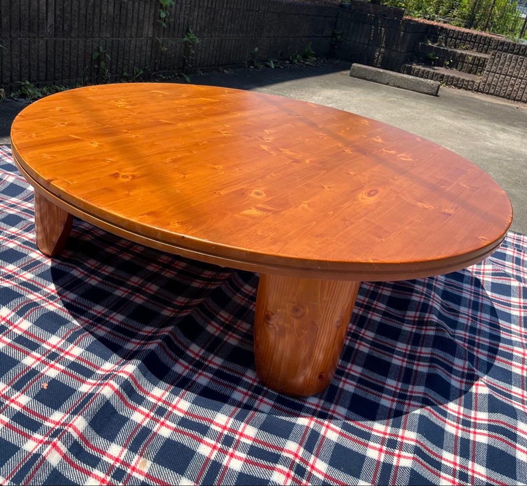 丸型ちゃぶ台　脚折りたたみ式座卓　120