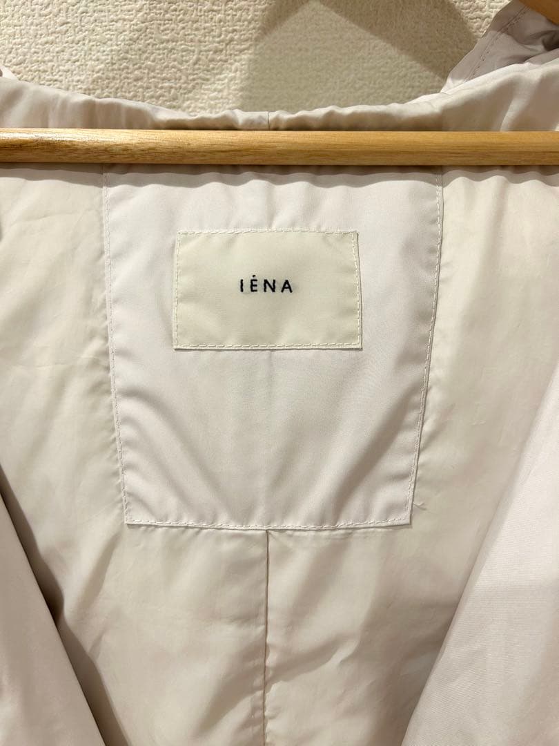 【☆るる☆】IENA ハイマルチタフタダウンショートコート　ホワイト 40