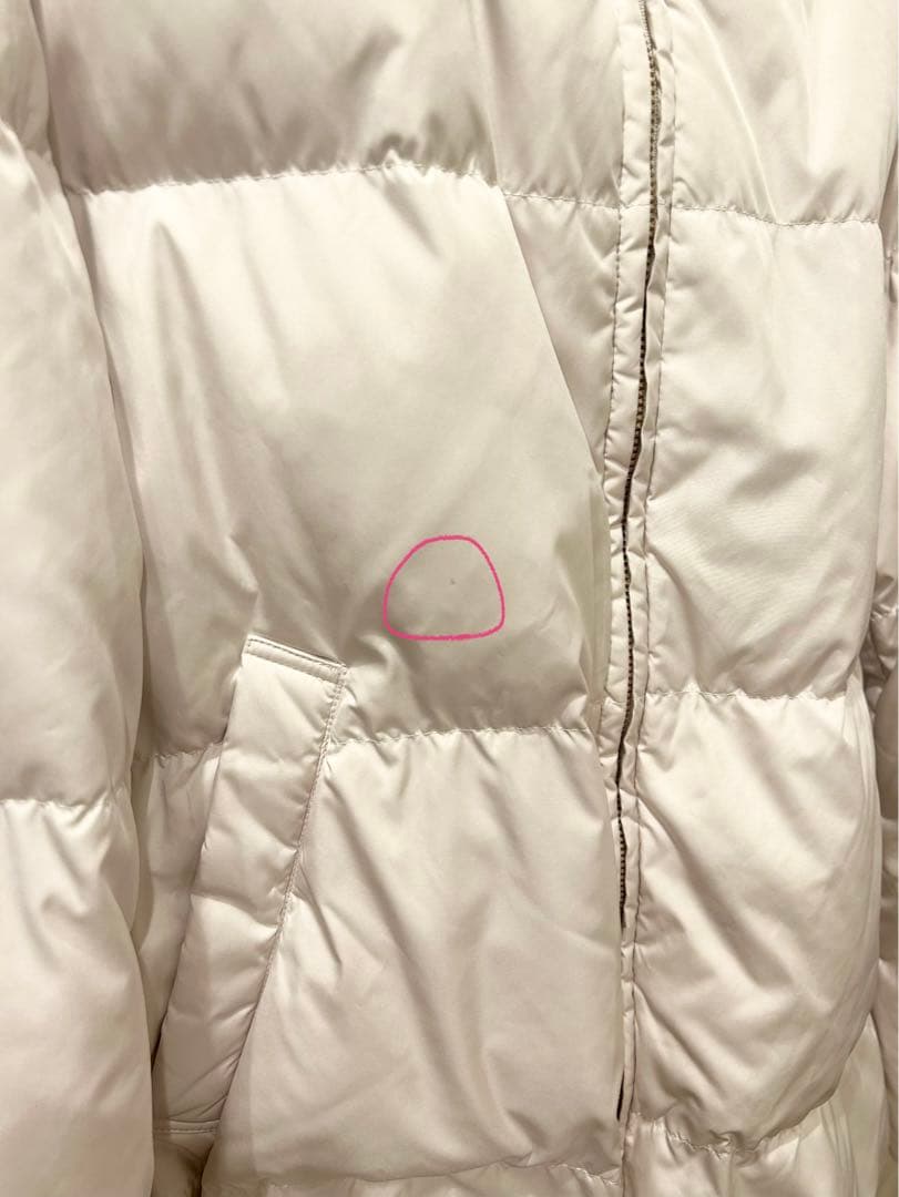 【☆るる☆】IENA ハイマルチタフタダウンショートコート　ホワイト 40