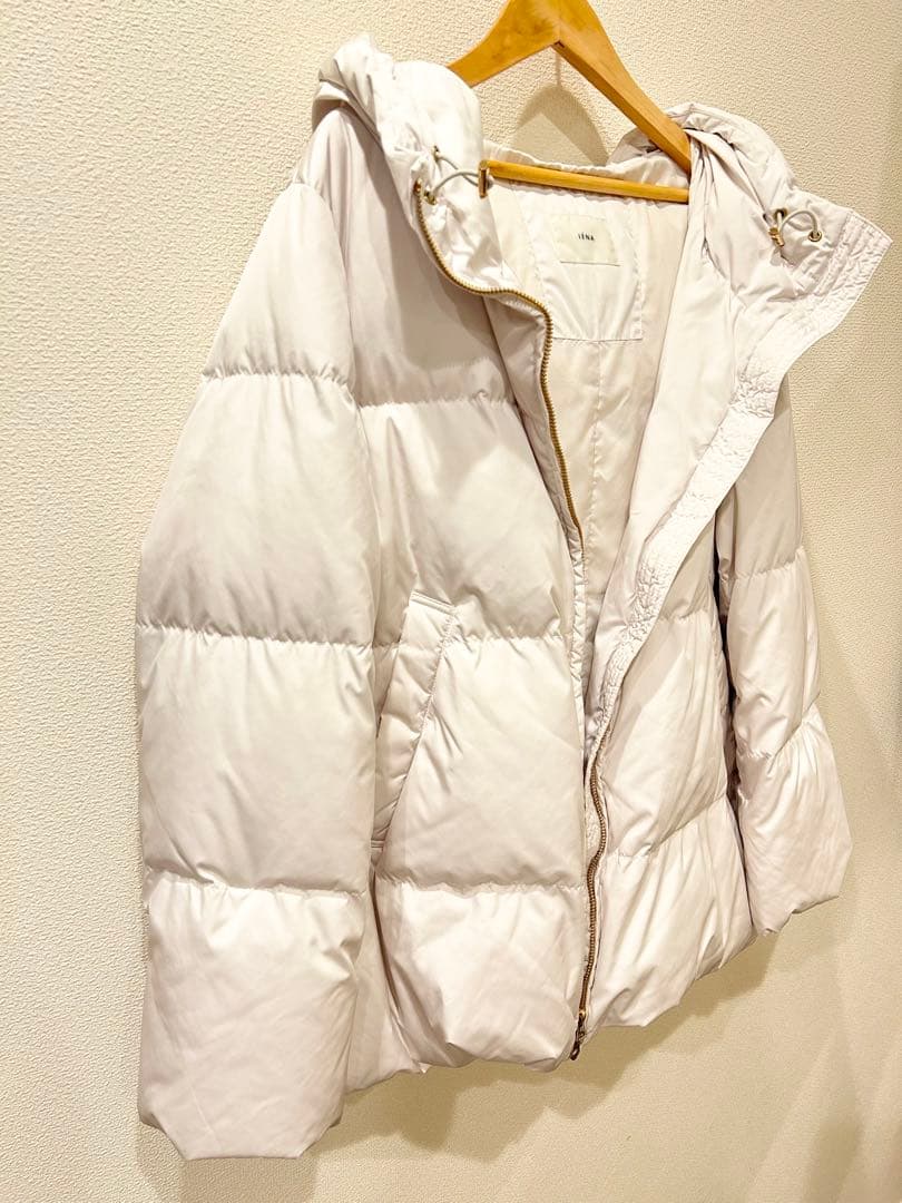 【☆るる☆】IENA ハイマルチタフタダウンショートコート　ホワイト 40