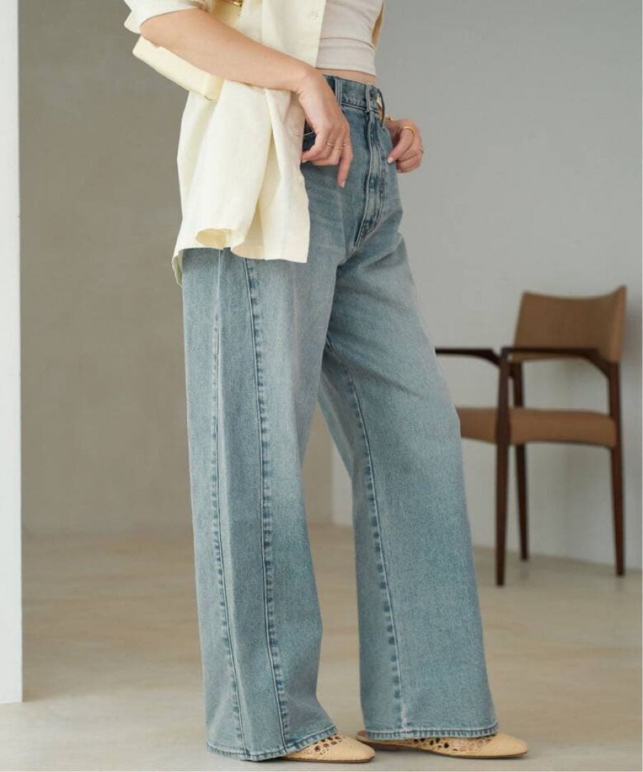 新品タグ付き　プラージュ　Plage pannel デニム 38