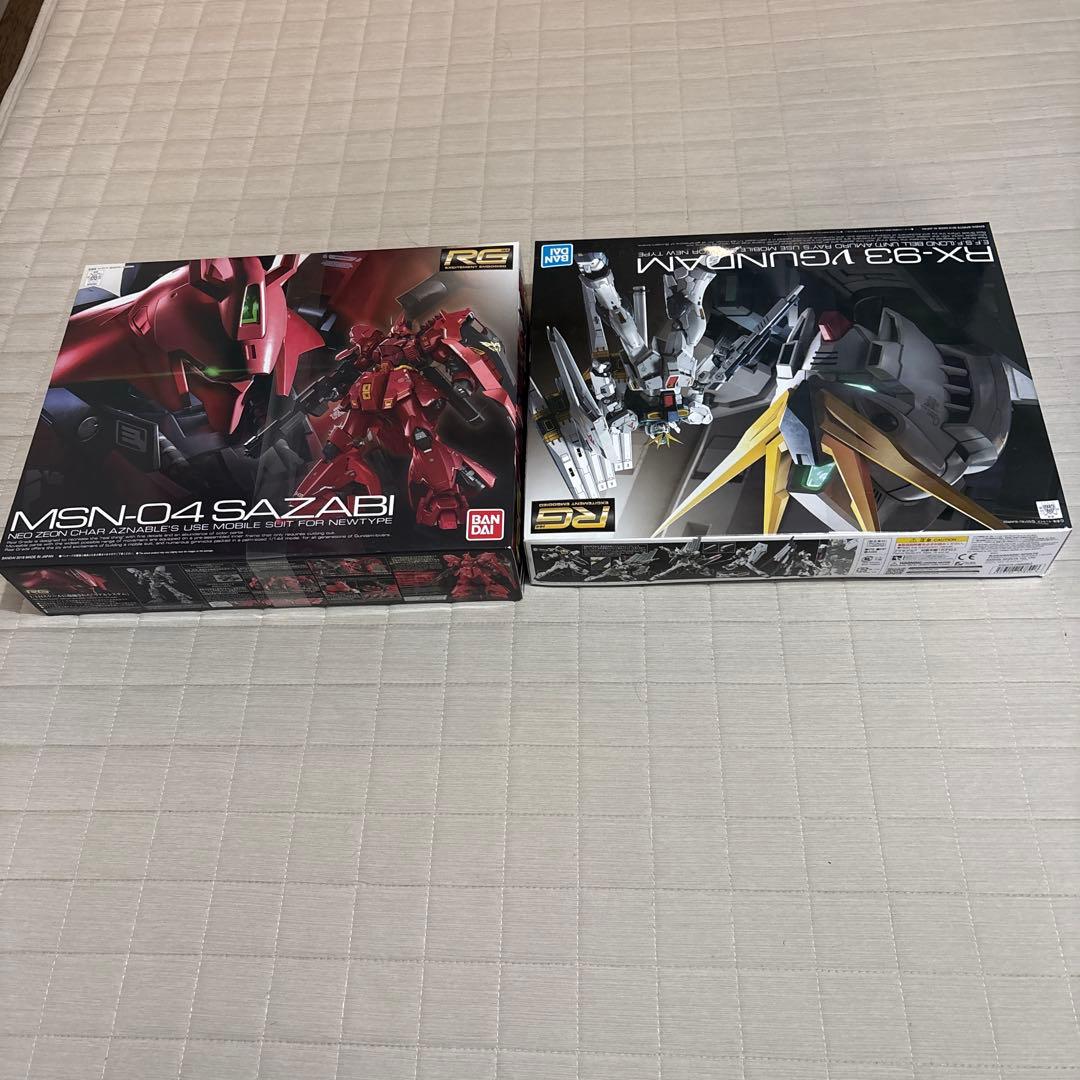 RG MSN-04 SAZABI & RX-93 V GUNDAM セット