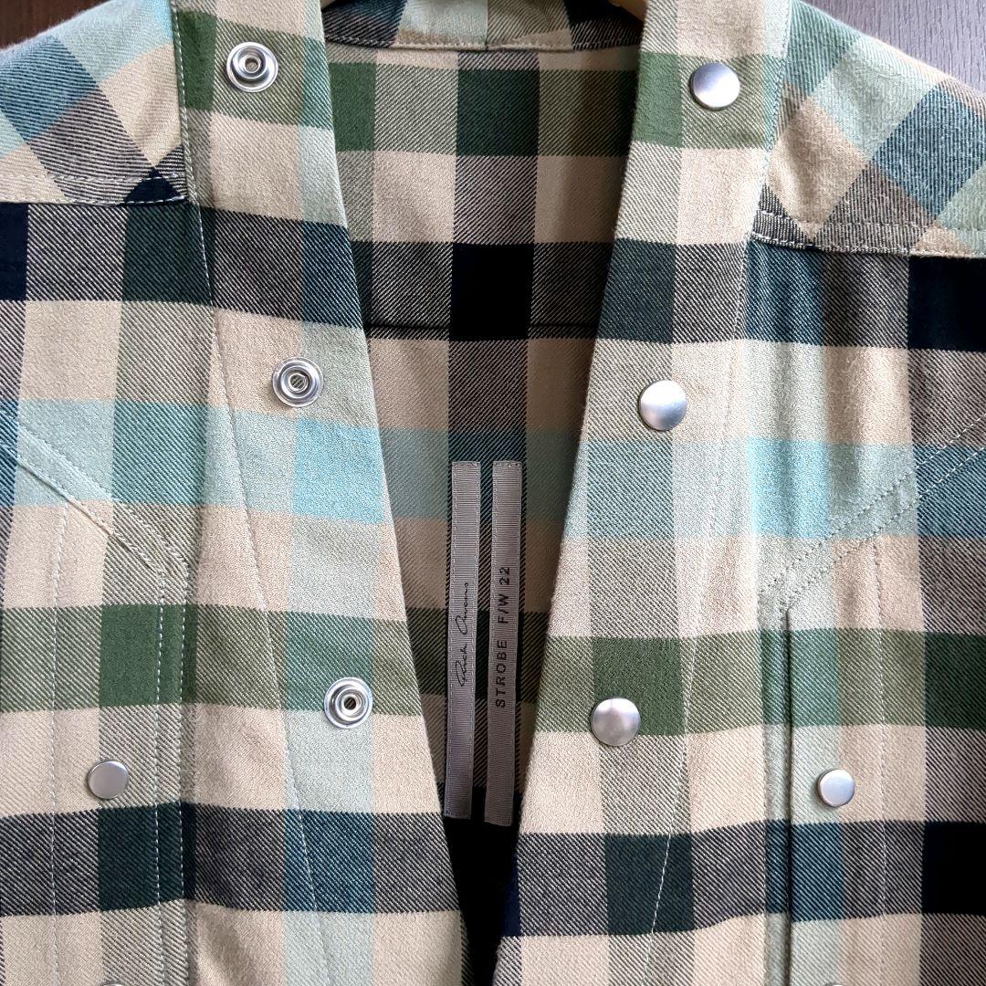 RickOwens Larry Shirt Fogpocket サイズ48