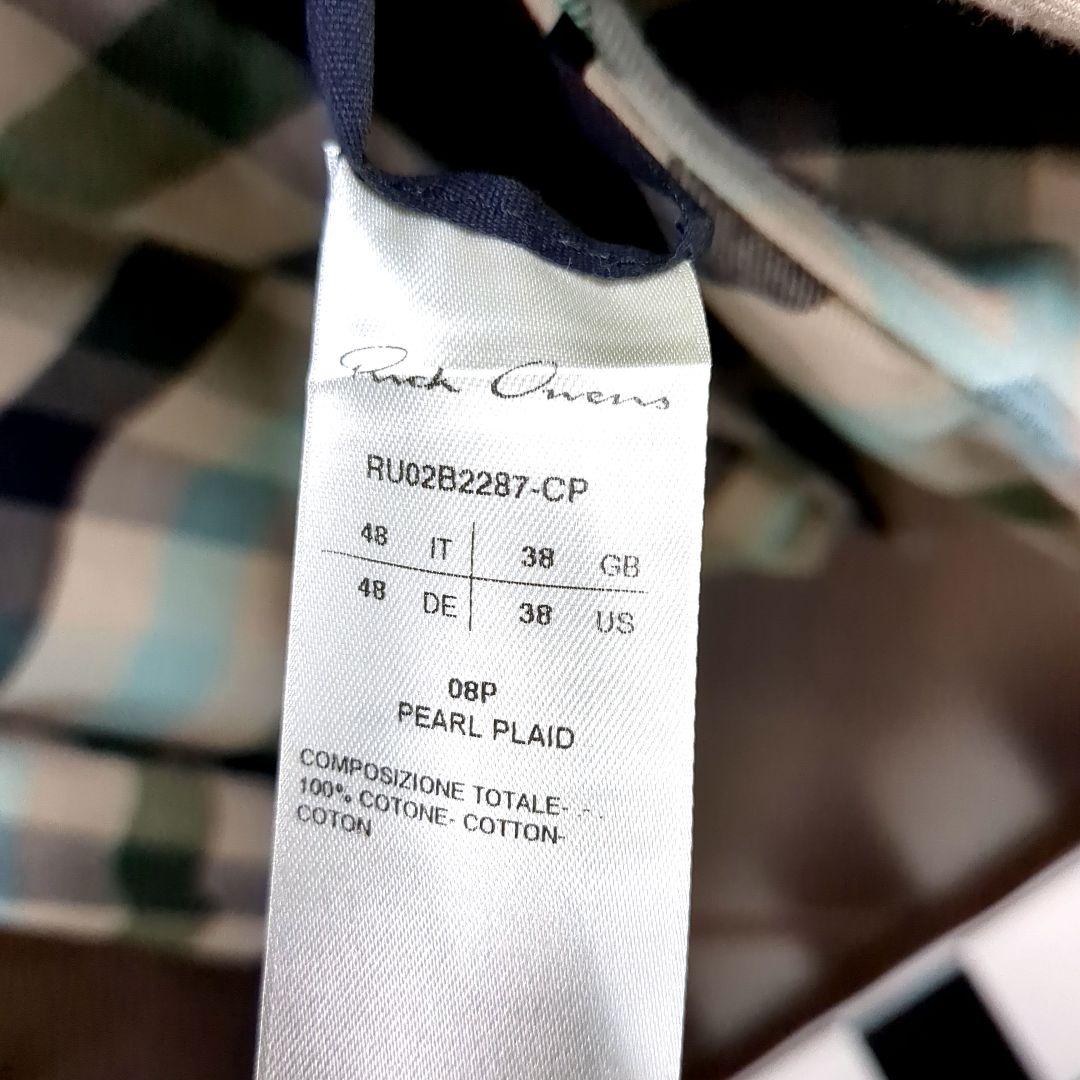 RickOwens Larry Shirt Fogpocket サイズ48