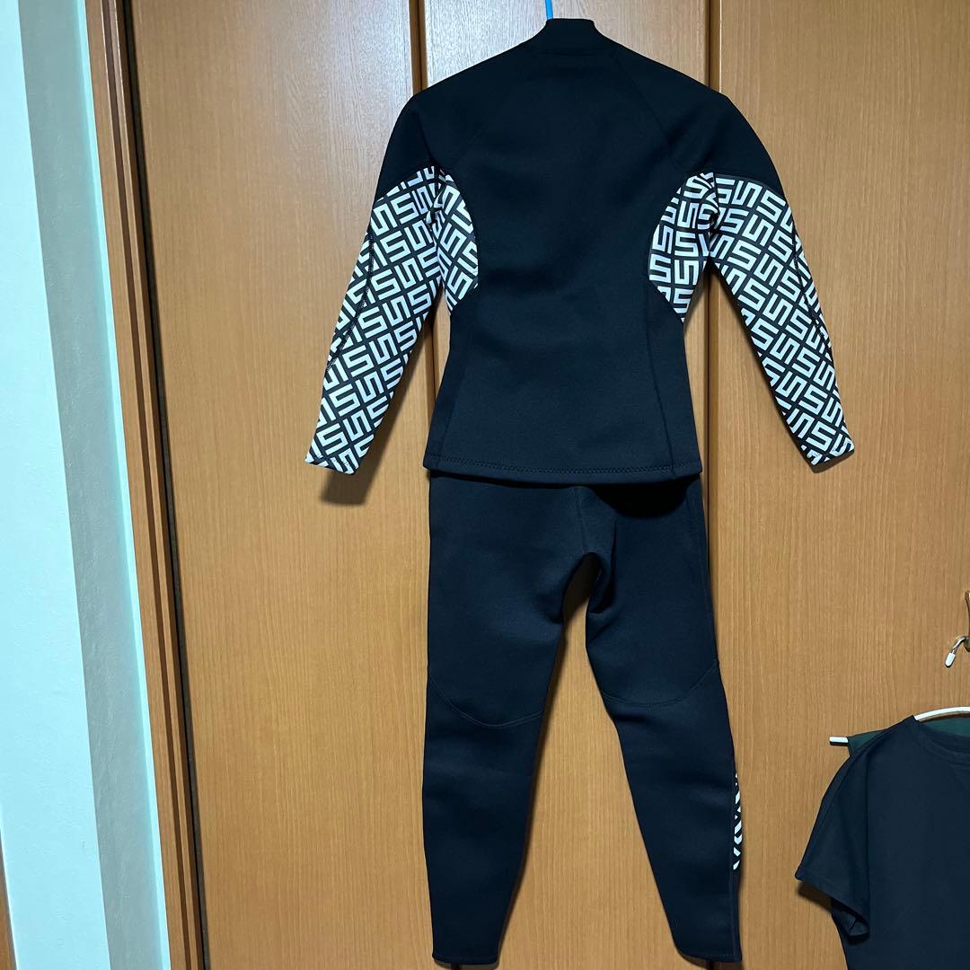 【再値下げ】新品タグ付きレディースタッパーウエットパンツ上下セットLサイズ2mm