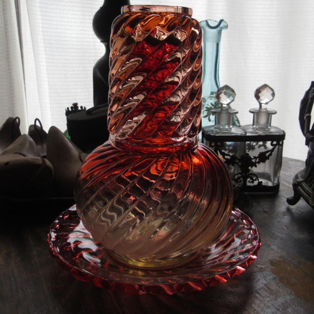 アンティークバカラ　1800年代後半～「Bambou Torse」セット