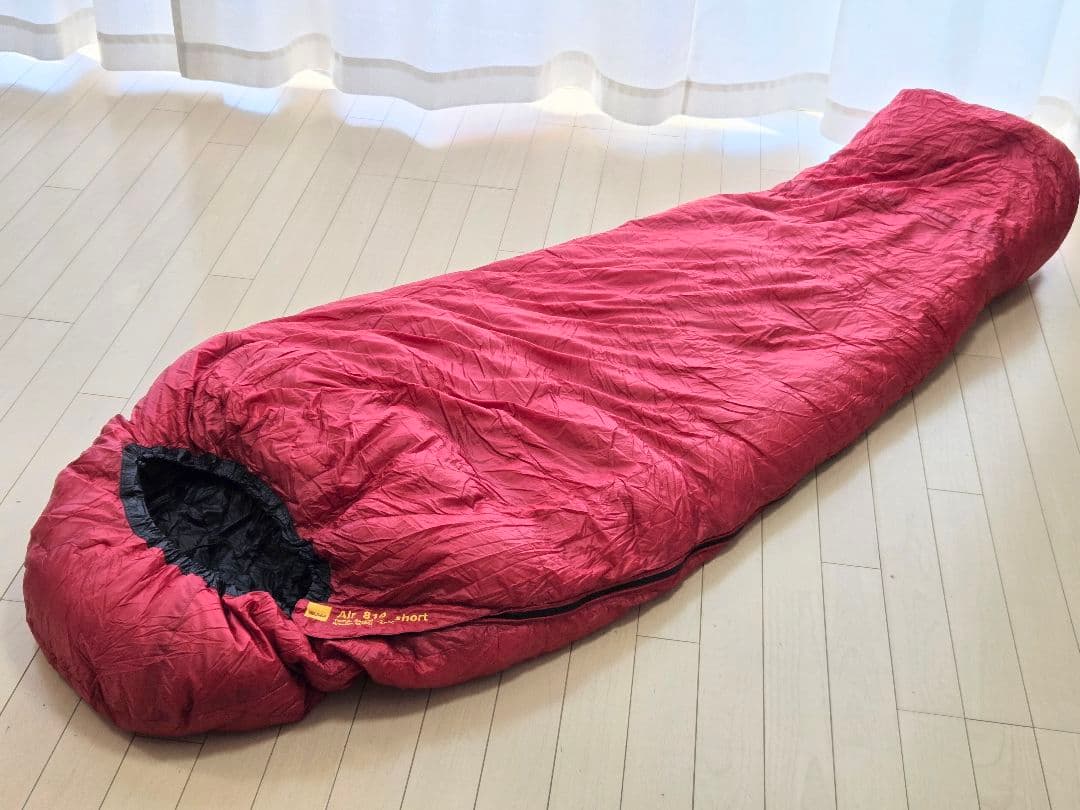 【美品】 イスカ Air 810 EX short ダウンシュラフ
