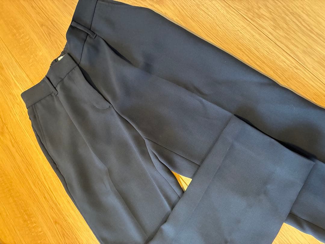 あけみん　プラステ　スーツ　ジャケット　パンツ　セットアップ　ネイビー