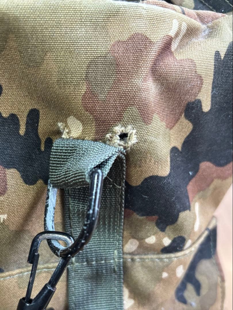 希少 Supreme 迷彩 大型バッグ オールド ※難あり