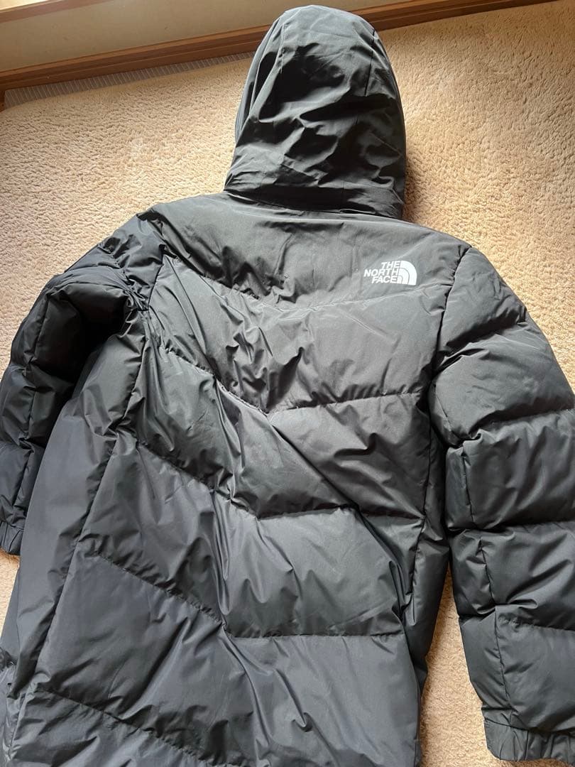 THE NORTH FACE ブラック ダウンジャケット ロング丈