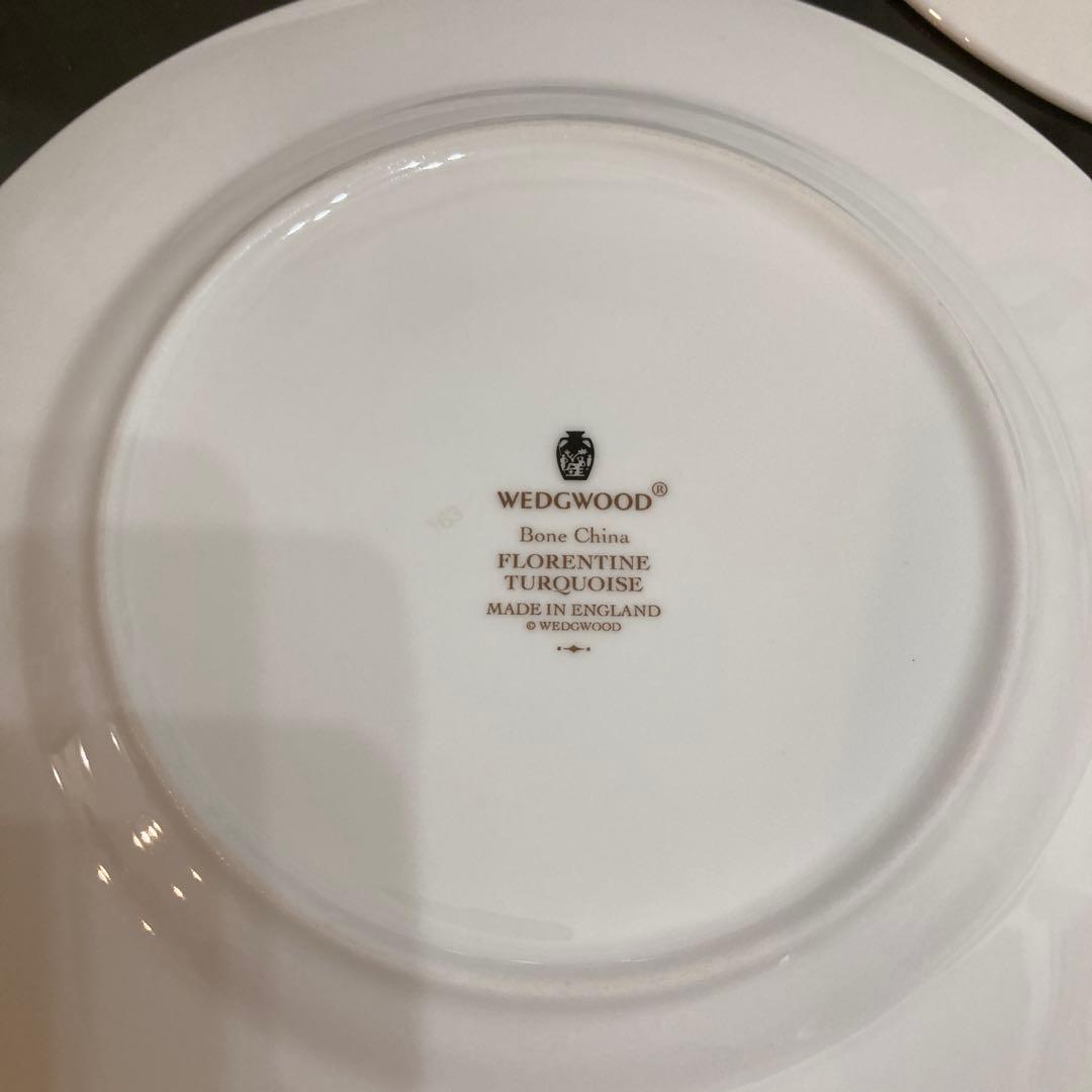 ウェッジウッド　フロレンティーン ターコイズ　プレート　皿　6枚