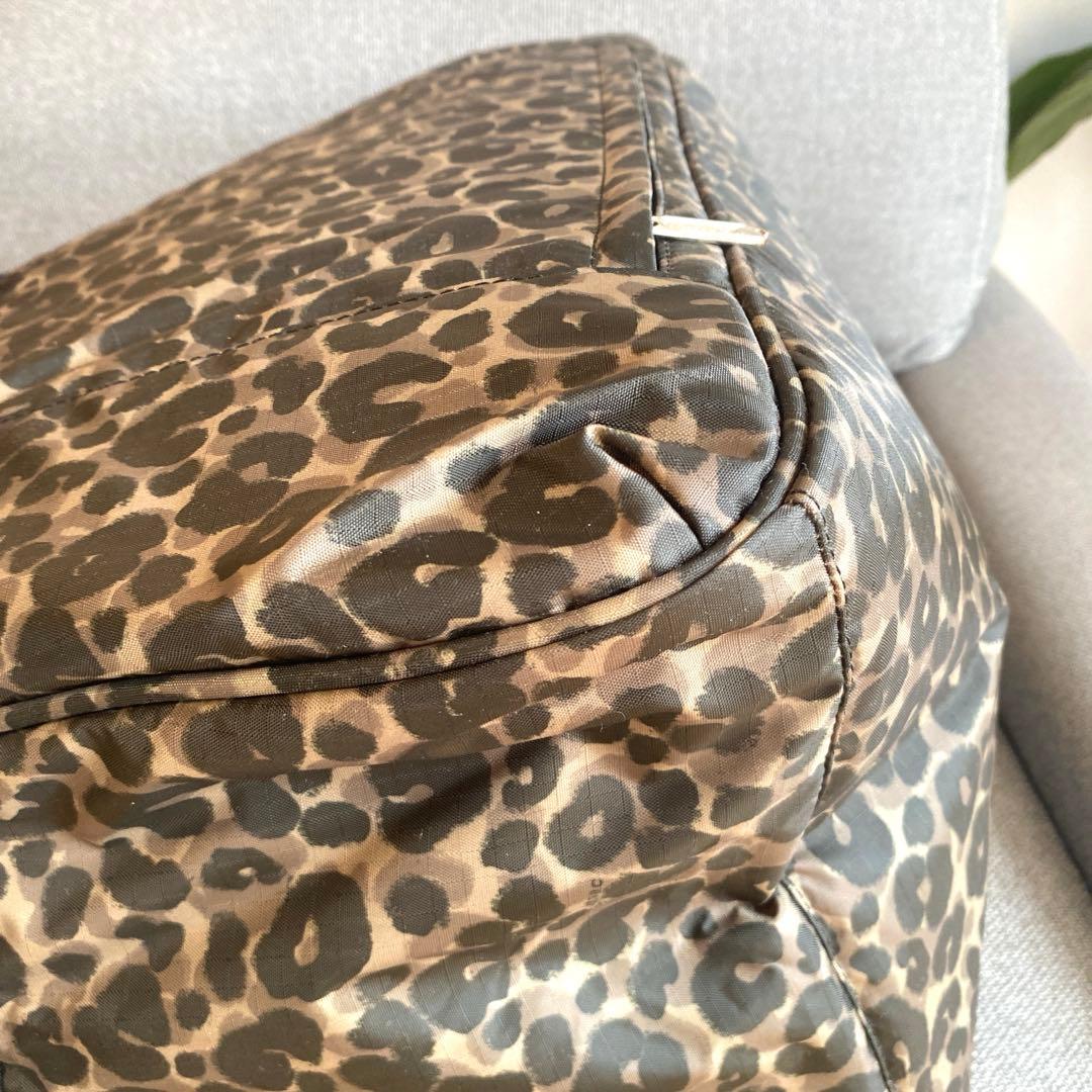 【極美品　廃盤型】レスポートサック　アビーキャリーオン　ボストンバッグ　ヒョウ柄
