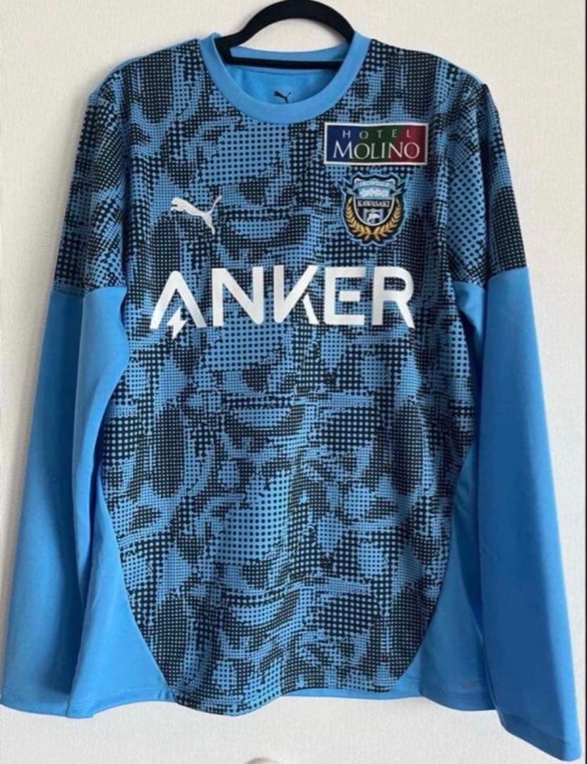 サッカー 川崎フロンターレ 2025　長袖　支給品　練習着　フルスポンサー 新品