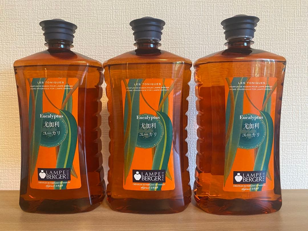ランプベルジェ　未開封アロマオイル　1L　ユーカリ　3本セット