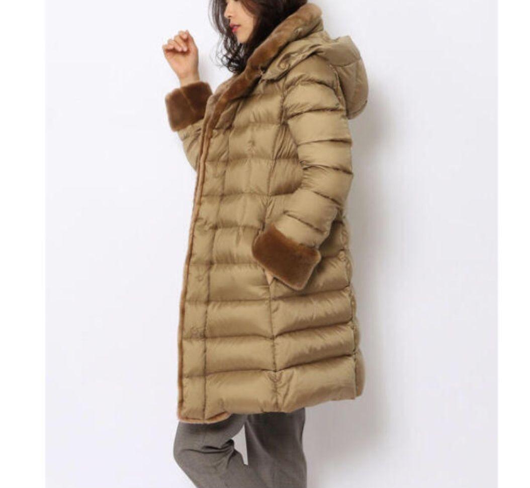 シナモン　TOMORROWLAND Ballsey ブラウン ダウン