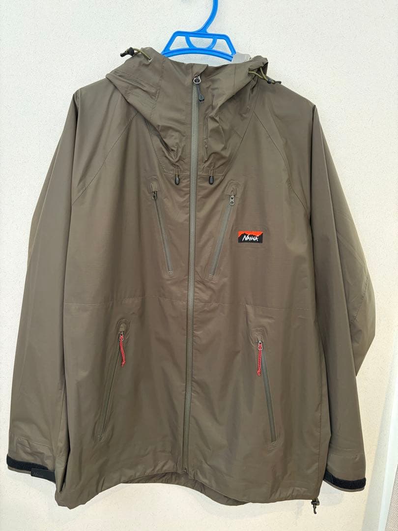 NANGA オーロラテックス 2.5レイヤー トレックシェルパーカー　XL