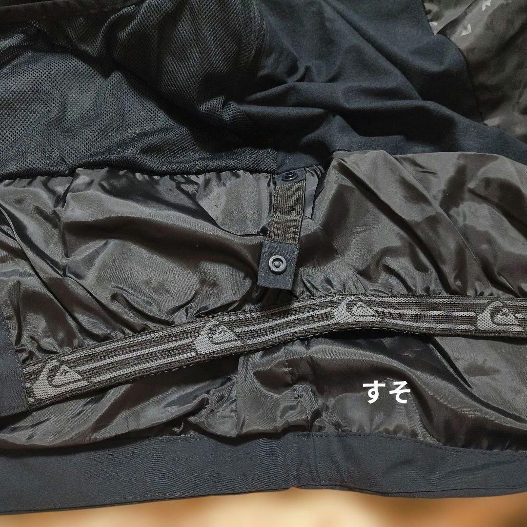 のあ。クイックシルバー スキースノーウェア メンズMサイズブラック