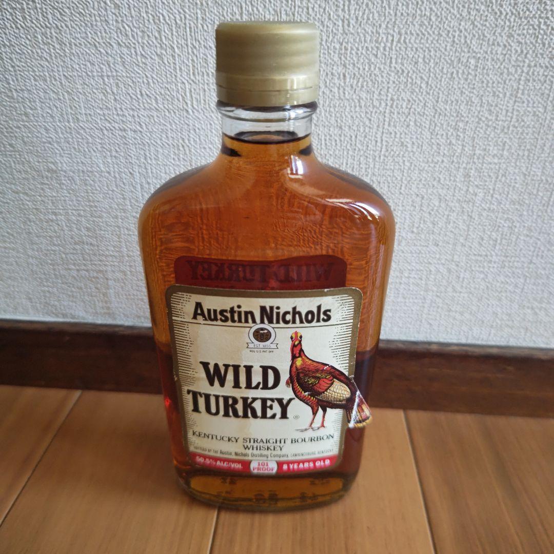 未開封 ワイルドターキー8年　375ml瓶