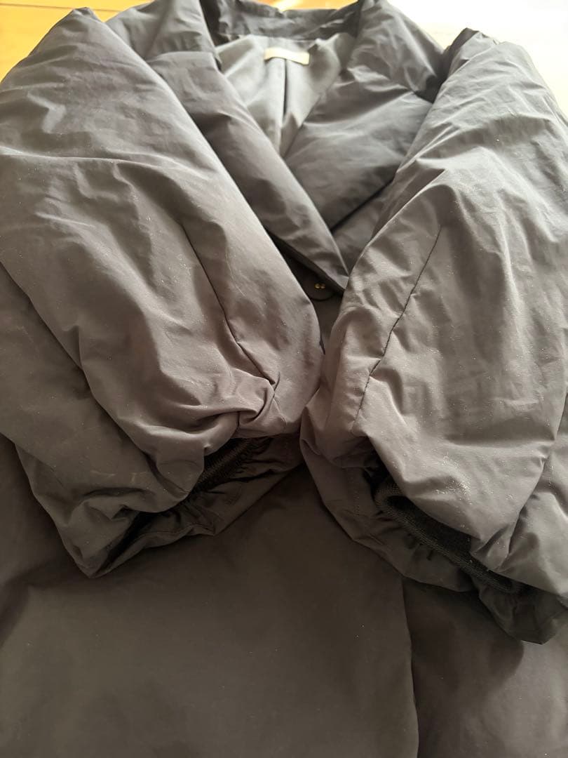 IENA 撥水テイラーコクーンダウン　黒　36